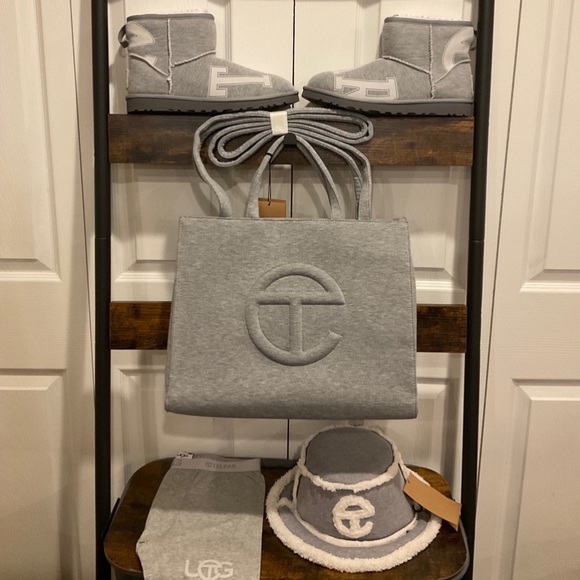 🆕UGG X TELFAR LIMITED EDITION COLLECTION PINK LOGO LEGGINGS UNISEX SIZE: XS NWT - Picture 2 of 2